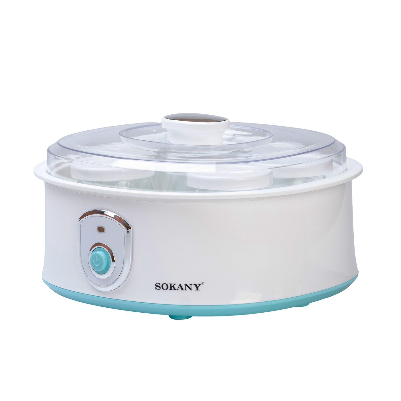 Йогуртниця електрична Sokany Yogurt Maker з баночками та таймером