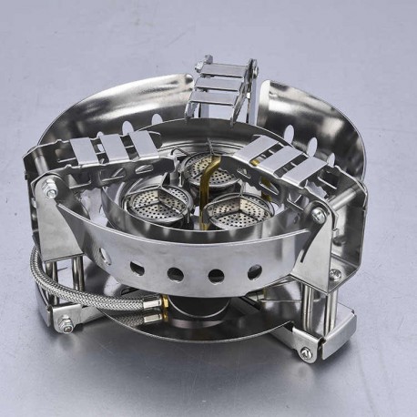 BULin BL100-B17 Складана газова піч 6800 Вт для кемпінгу, барбекю, пікніка з вітрозахистом і чохлом