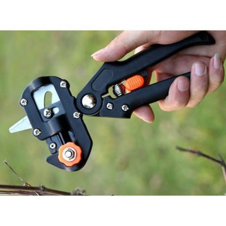 Секатор прививочный Professional Grafting Tool с 3 сменными лезвиями для прививки деревьев и растений