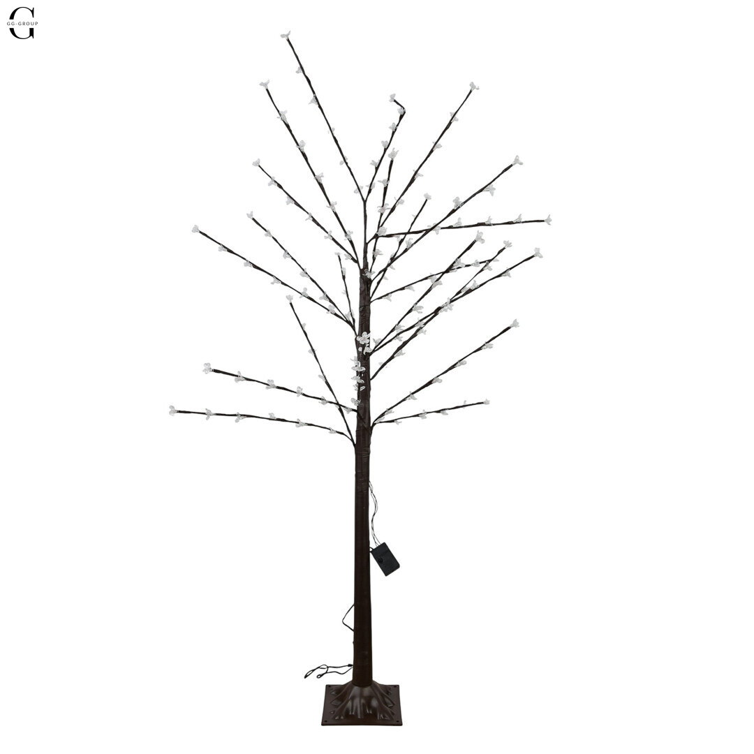 LED-дерево САКУРА декоративное 1.5 м, 144 LED, желтый свет, RGB, 8 режимов