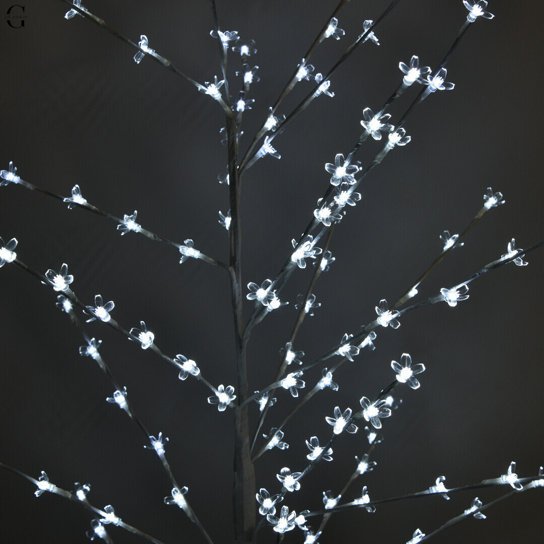 LED-дерево САКУРА  декоративне 1.5 м, 144 LED, біле світло, RGB, 8 режимів