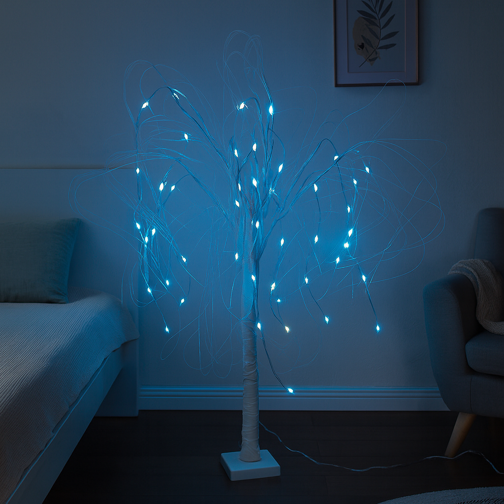 LED-дерево «Іва» 0,6м, 48 LED, RGB, пульт + мобільний додаток