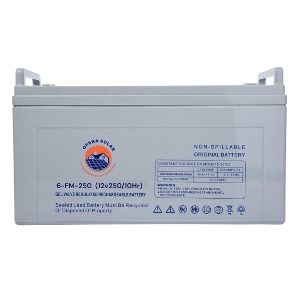 Гелевий акумулятор 12V 250Ah SOLAR акумуляторна батарея 24 рік випуску 