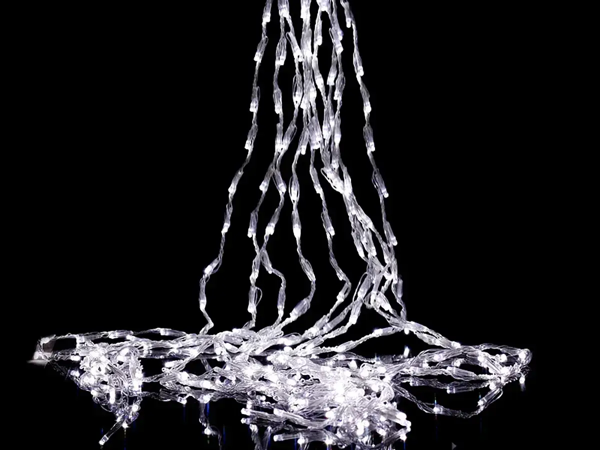 Світлодіодна гірлянда Водоспад 3*2м 350 Led Холодний білий від мережі