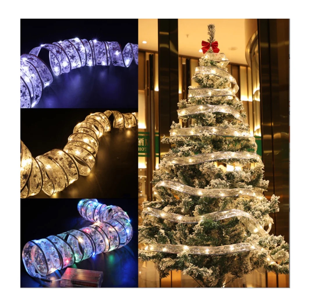 Світлодіодна ялинкова гірлянда у вигляді стрічки 50 Led 5 метрів Christmas Decoration Мікс 