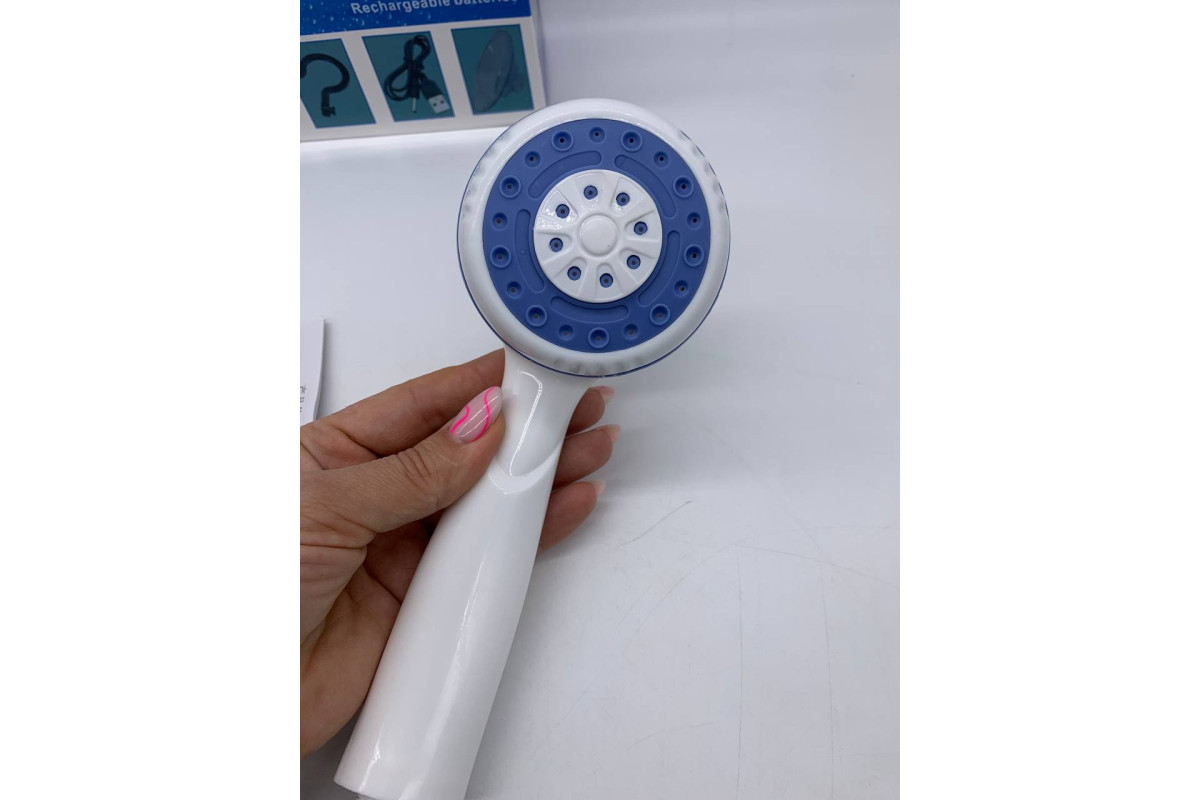 Душ портативний, кемпінговий з помпою на акумуляторі USB Travel shower
